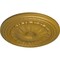 Ekena Millwork Alexa Ceiling Medallion (Fits Canopies up to 2 7/8"), Hnd-Painted Pharaohs Gold, 20 1/2"OD x 1 7/8"P CM20ALPGS - alternate 3